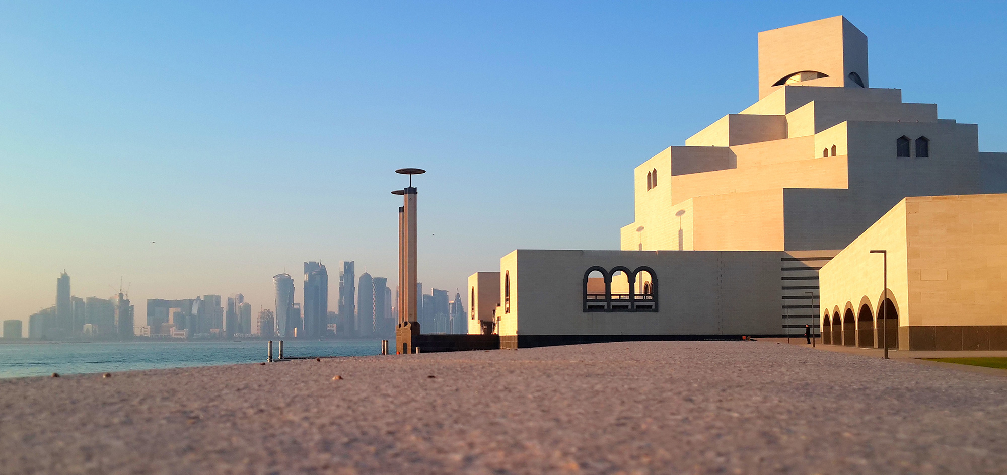 A popular venue, the Museum of Islamic Art in Doha was designed by I.M. Pei.