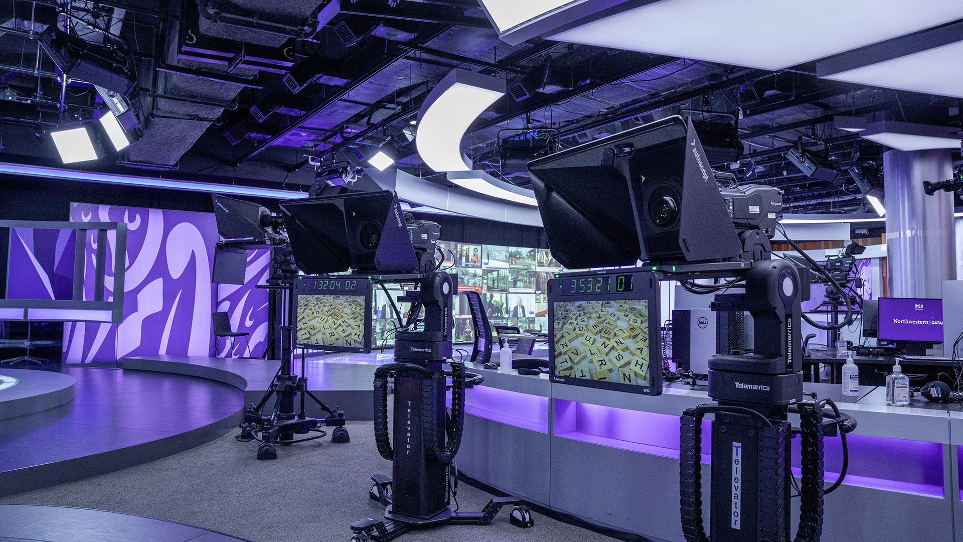 Northwestern Qatar advances its broadcast and newsroom facilities with cutting-edge 4K technology, preparing students for the future of media while championing sustainability.