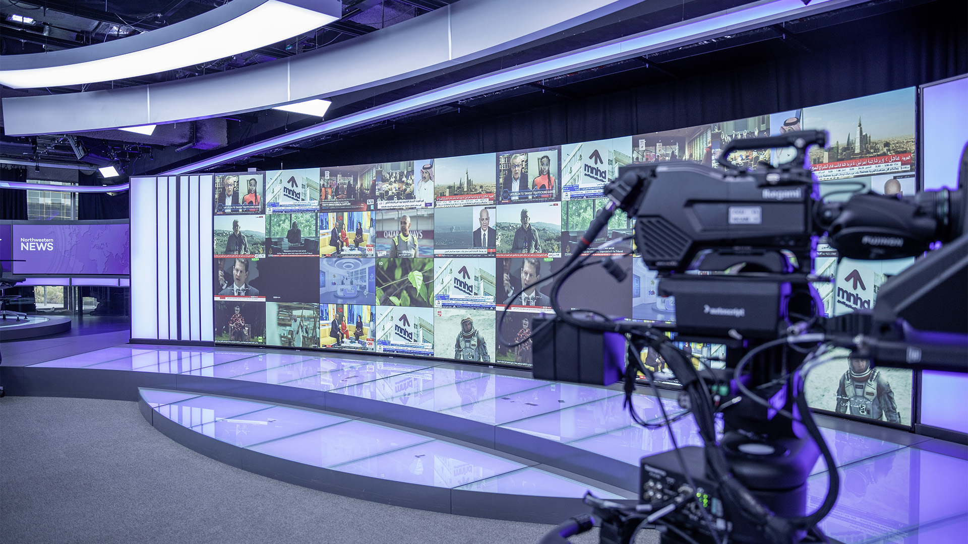 Northwestern Qatar advances its broadcast and newsroom facilities with cutting-edge 4K technology, preparing students for the future of media while championing sustainability.